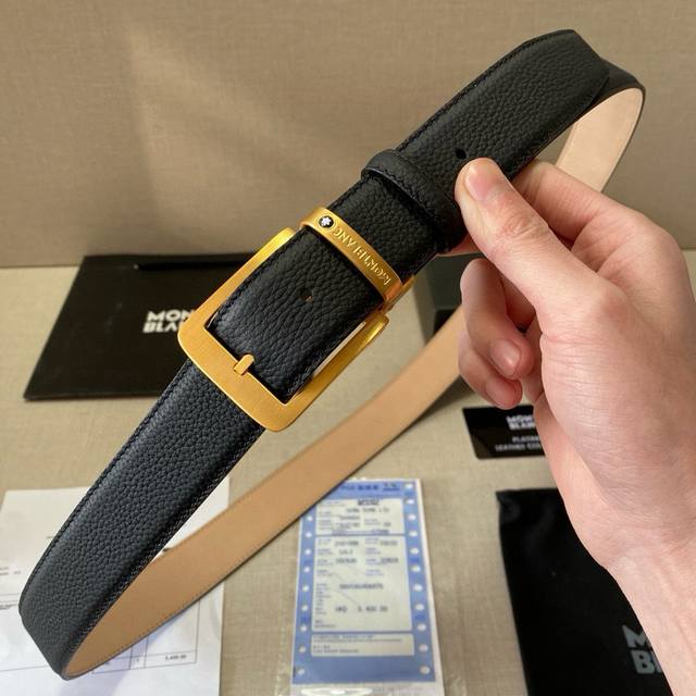 品牌：万宝龙Mont 钢扣 P230 等级：原单私货.进口头层牛皮沙底，专柜售、堪比正品！油边精致 电脑车线 手感柔软.实物拍摄无修饰 上身效果超好、长度可裁剪