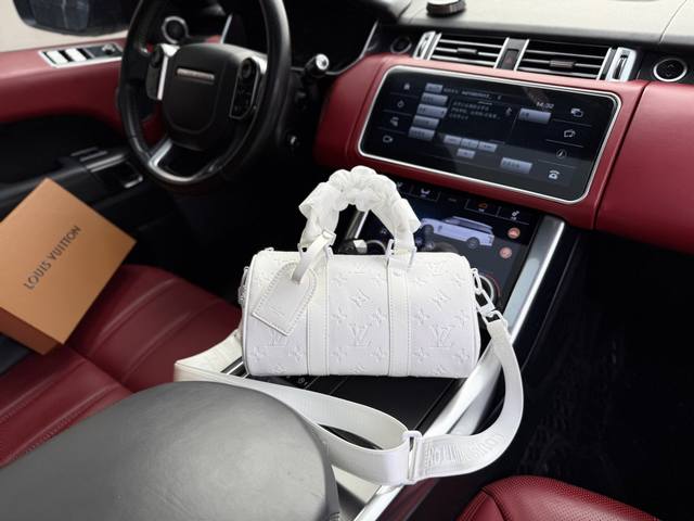 P160 高端货 新款 “ Louis Vuitton”Lv单肩包 路易威登斜挎包 M24434 Louis Vuitton Keepall 25 可拆卸可调节