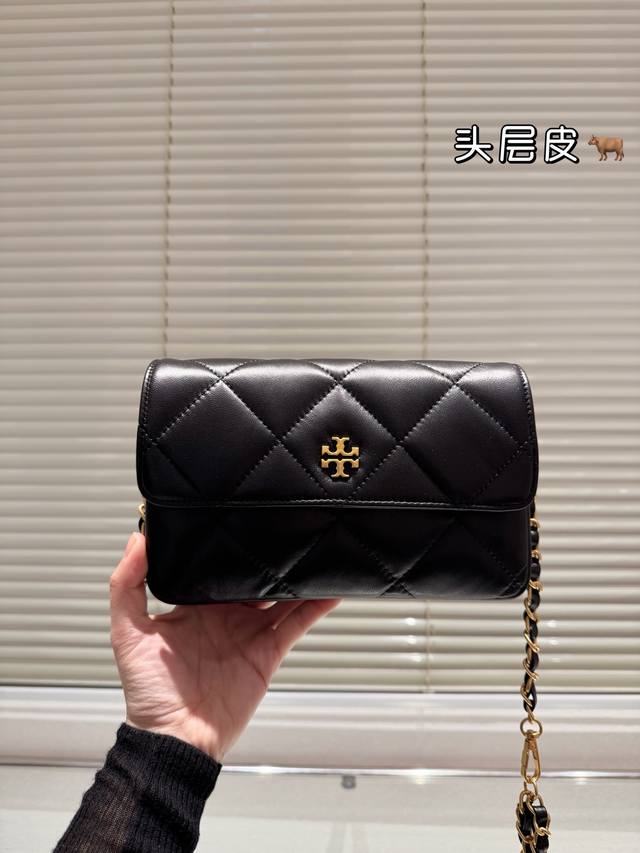 P250 Tb新品 头层皮 托里伯奇手提斜挎链条包 尺寸22.14