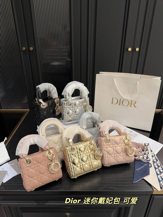 P210全套包装尺寸12.10 迪奥 迷你戴妃 Mini尺寸，放大可爱