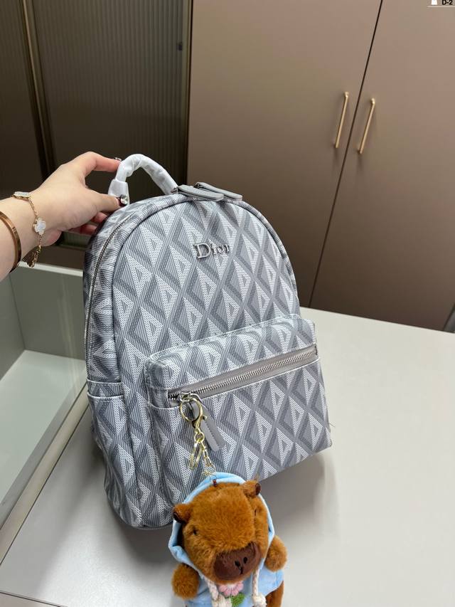 P180 Dior包包Dior迪奥双肩包 回头率超高的一款双肩包 轻便容量又大出行必备的单品 D-2尺寸26×30
