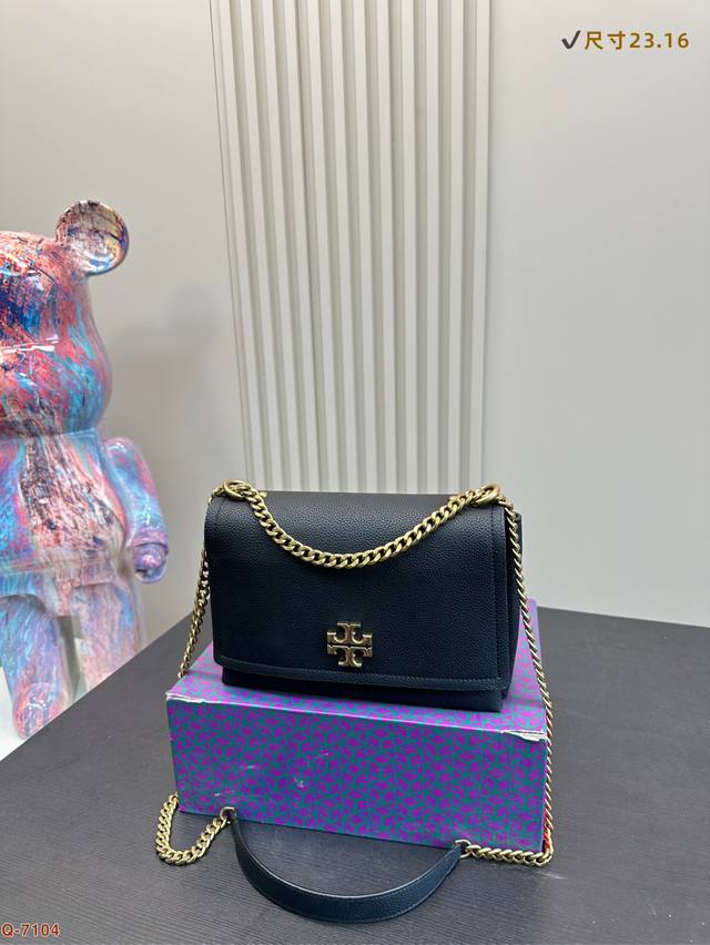 P230配折叠盒 Tb 托里伯奇 Kira链条包新品牛皮 斜挎单肩多用定制面料Logo五金原版一比一品质 炒鸡百搭实用的一款 喜欢的美妞赶快入手吧 店主推荐 质