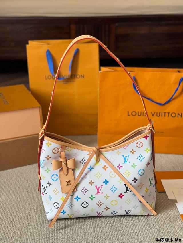 牛皮版本 P230 村上隆 Lv Carryall新款通勤包颜值实用 #路易威登Lv #路易威登#Iv #路易威登Louisvuitton#路易威登Carrya