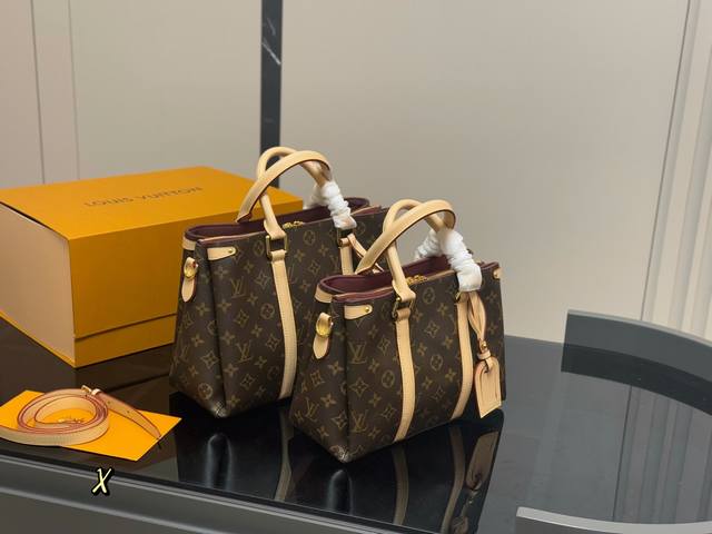 ￥ P240 ￥ P250 配折叠盒飞机盒 原版复刻 Lv老花蒙田经典 五金 进口老花料 高性价比 Size: 27.19Cm 31.21Cm