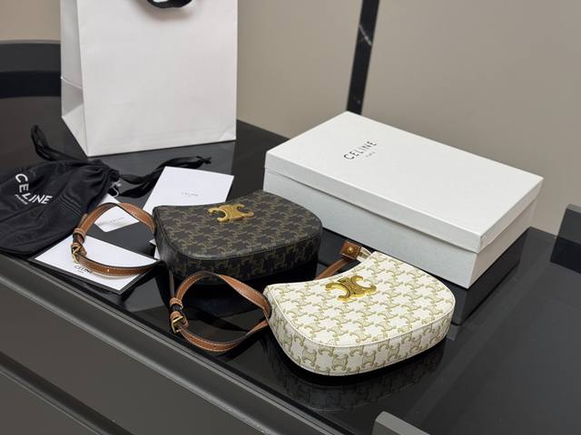 ￥ P200 配盒 Size：23*13Cm Celine Tilly 好看又好用的包 2025新款小可爱Tilly 复古性感百搭小包 赛琳不容错过！！ 牛皮皮