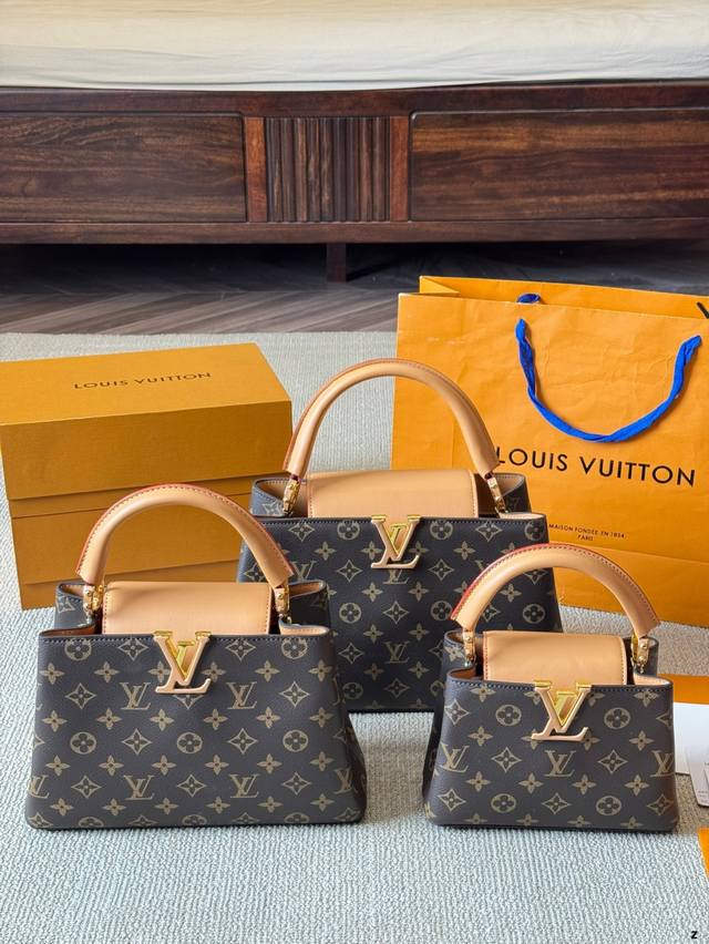 p220/P210/P200 lv Capucines 作为Lv代表性高定包款之一的Capucines手袋，每一季都会尝试不同的设计，并搭配新配色、新材质与新饰