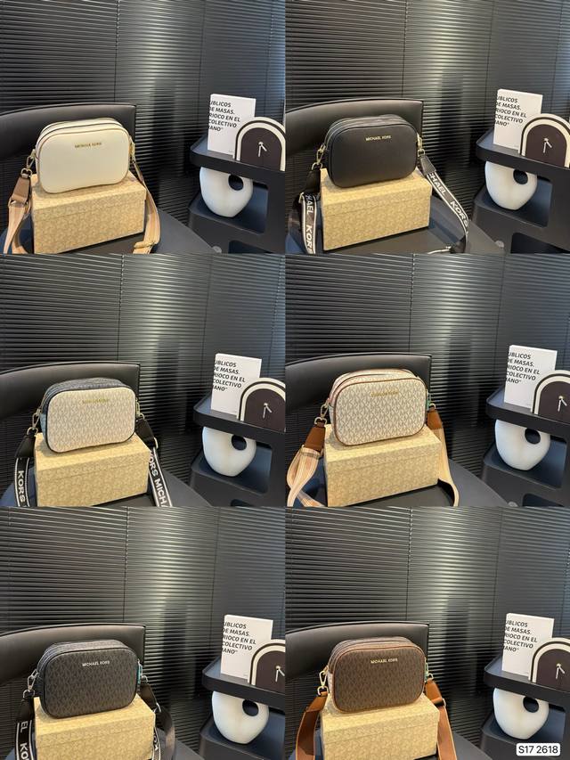 p160 配盒子 mk 相机包 低调有质感 独特的艺术气息 颜值高 集美必入 尺寸：21 14 货号2618