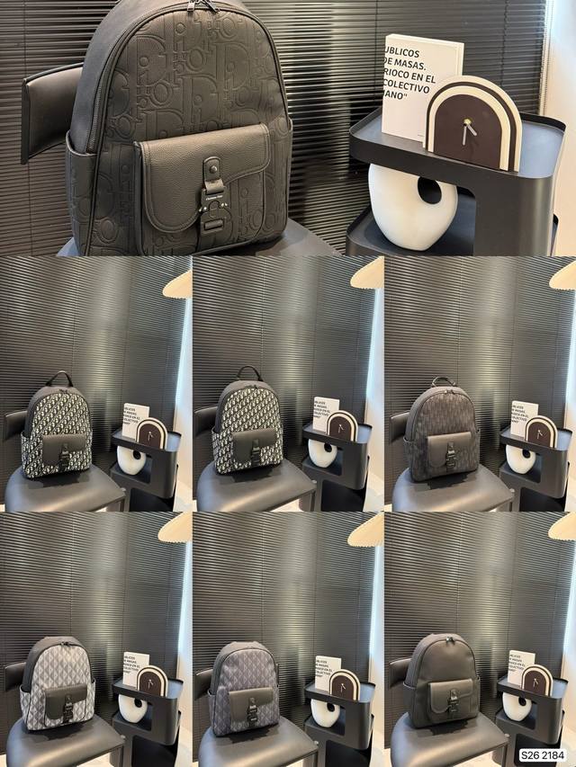 p220 迪奥双肩包 非常好看 dior包包 Dior迪奥双肩包 既高级又时尚 回头率超高的一款双肩包 轻便容量又大出行必备的单品 尺寸31 41 货号2184