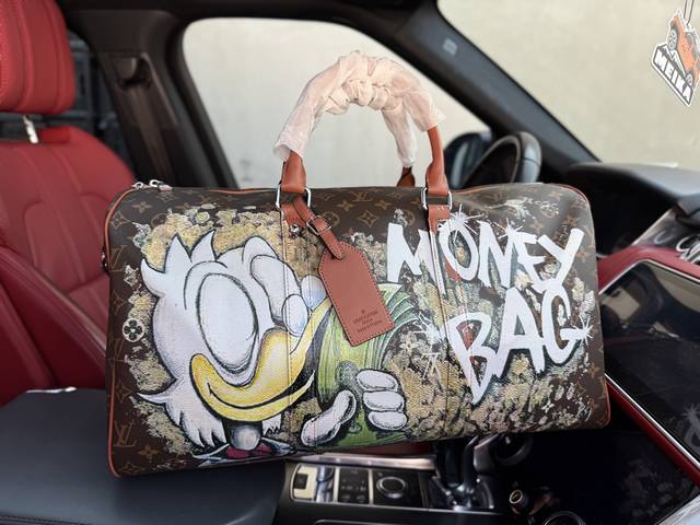 p160 高端货 新款 “Louis Vuitton”Lv旅行袋 路易威登旅行袋 Louis Vuitton Keepall 50 老花压印可拆卸可调节肩带 皮