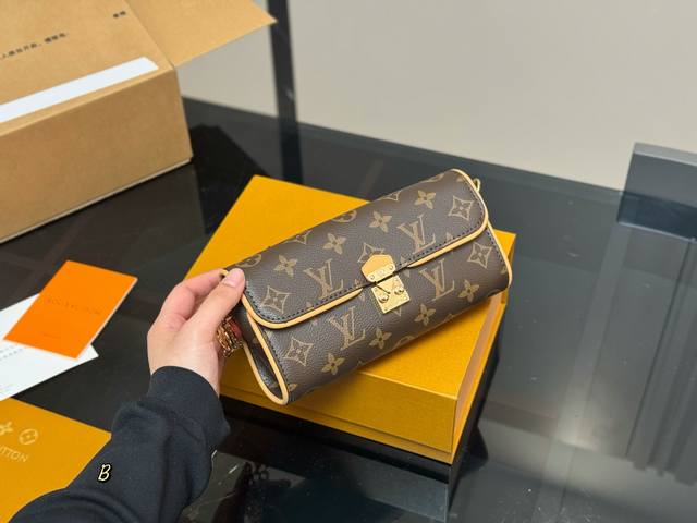 ￥180 配折叠盒飞机盒 lv路易威登Mini老花小邮差 pochette Metis East West ■尺寸: 20.10Cm■ mini小邮差延续经典元