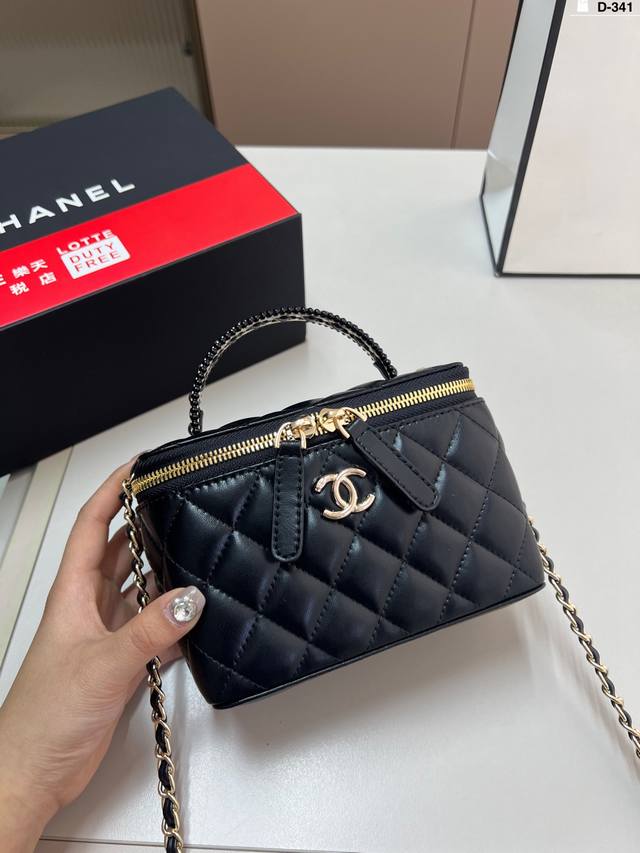 p170 chanel香奈儿盒子包 香奈儿化妆盒 种草款 超级百搭 d-341尺寸16×11折叠盒