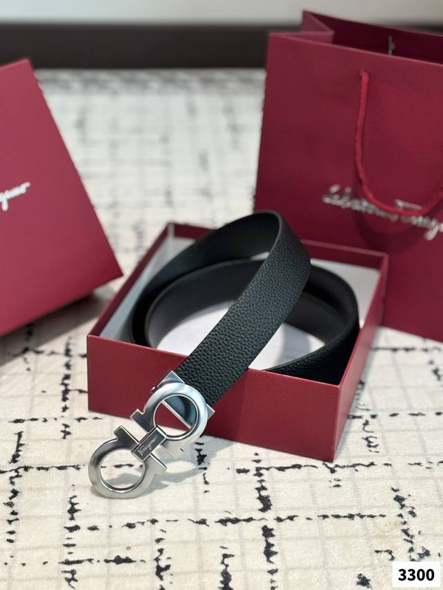 p160 送男友必备品 菲拉格慕 实在太高级啦 高版本！腰带[嘿哈] 牛皮皮带～热门款 男女通用皮带里面最火的版本啦～质量很好 全套包装！五金绝对不褪色 皮带头