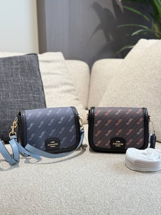 p230 coach马拉车Logo马鞍包18Cm配盒子