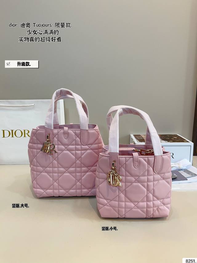 p270P270配礼盒. dior/迪奥 新款Toujour 系列 23早春新包型 就是鼓鼓囊囊的小福袋 好可爱 腾格纹Dior 吊坠 乖乖女的甜美感 这只绝不