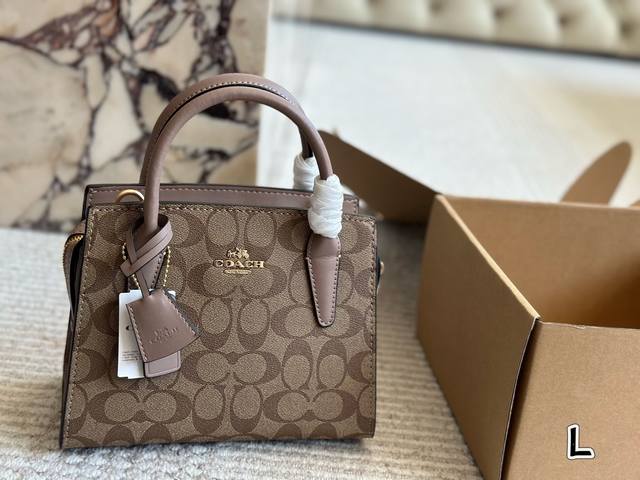 p200 Coach1月新品 经典印花Andrea手提斜