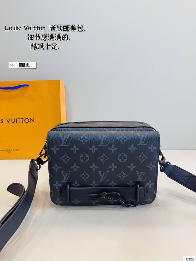 p280纯皮.配礼盒 男生必入超经典Lvoutdoor系列单肩包 测评 又是一期Louis Vuitton男包推荐真的很精彩 很多男包除了男生喜欢 今天推荐的这