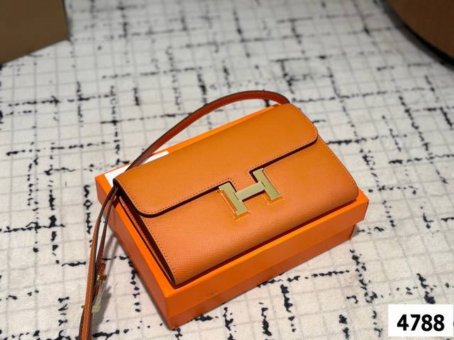p190 原版皮爱马仕斜挎包 出行必备的一款H家包包 头层皮 配礼盒尺寸21.12