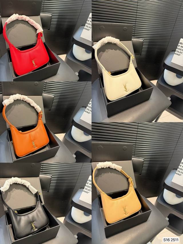 p160 配折叠盒子 圣罗兰Hobo腋下包 25年早春新款腋下包 Ysl Calypso Mini Hobo,#好可爱的小包#Saint Laurent #圣罗