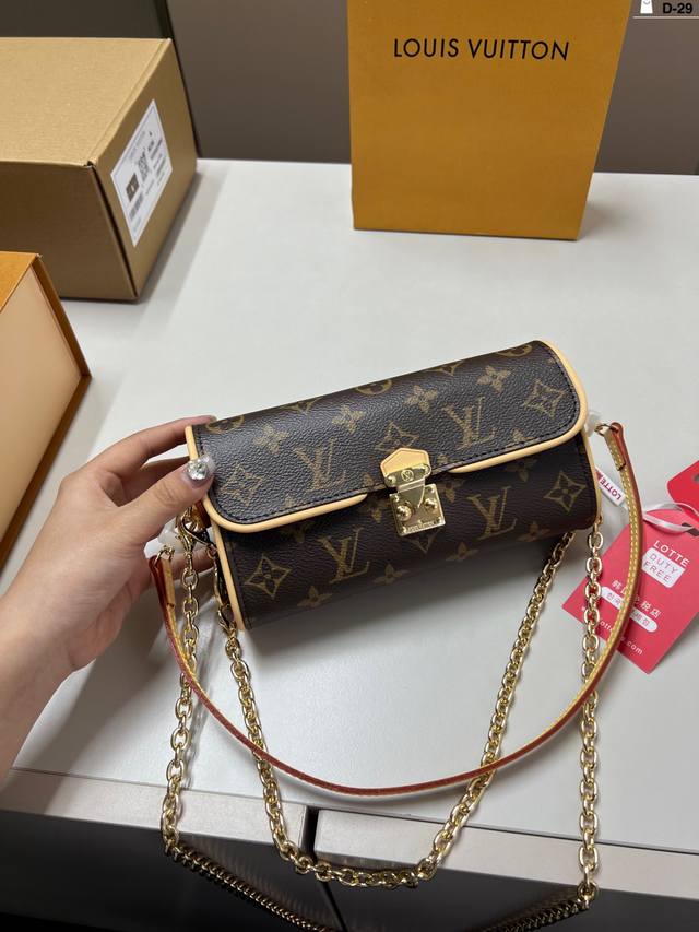 p210 lv 中古链条包Eva 腋下两用包！ 斜挎太好看 d-29尺寸20×9折叠盒飞机盒