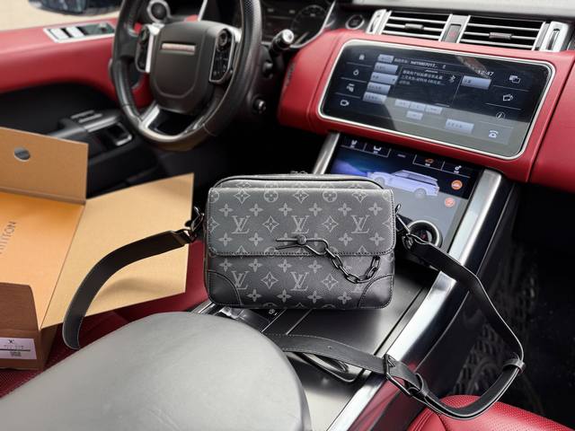 p180 芯片版 高端货 新款 “Louis Vuitton”Lv单肩包 路易威登邮差包斜挎包 M46795 Louis Vuitton Steamer 经典元
