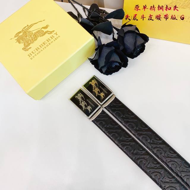 p230 巴宝B家 滑道 原单新品 带身采用雙面意大利進口原廠牛皮纹 非市场普通版本 黑色经典配色 百搭适合各种场合 扣头精品设计注意细节 宽度3.5Cm