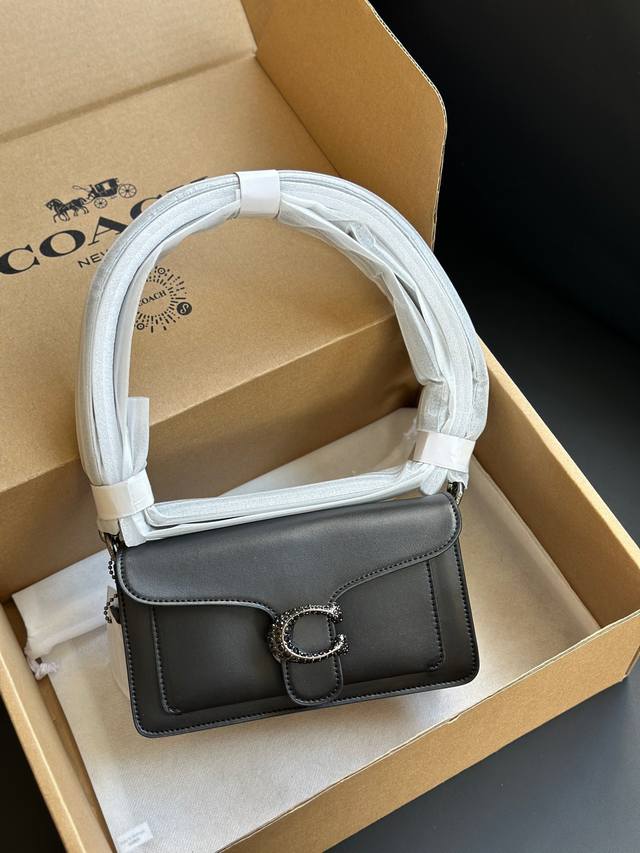 350Coa*H/蔻家新款女包带钻Tabby 20号单肩包 Cw917 尺寸20*10.5*7