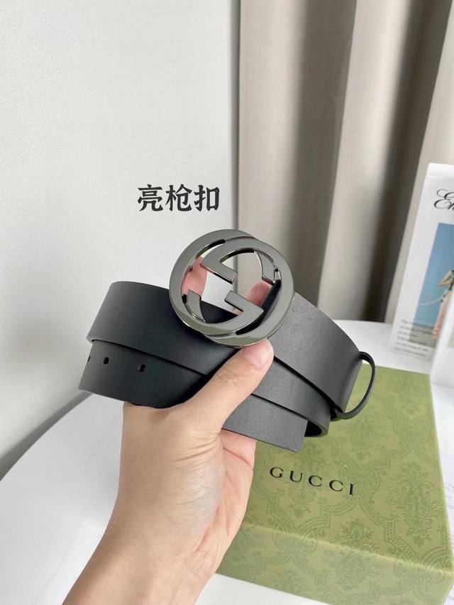 p 210 gucci 经典款原单腰带，进口原版头层牛皮，精品扣头五金，宽度3.8Cm