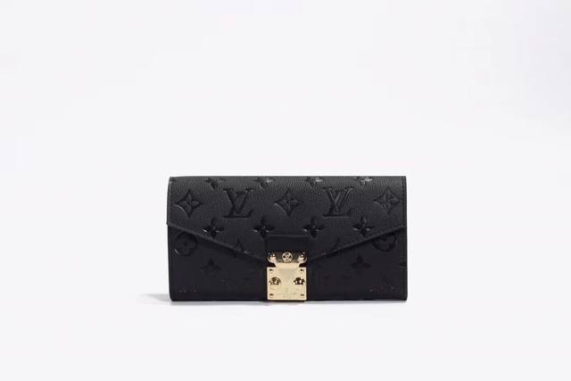 p160颜色 黑尺寸 19X10Metis 钱夹 Pochette Metis手袋的理想搭配，此款信封式钱夹由柔软的Monogram Empreinte皮革裁制