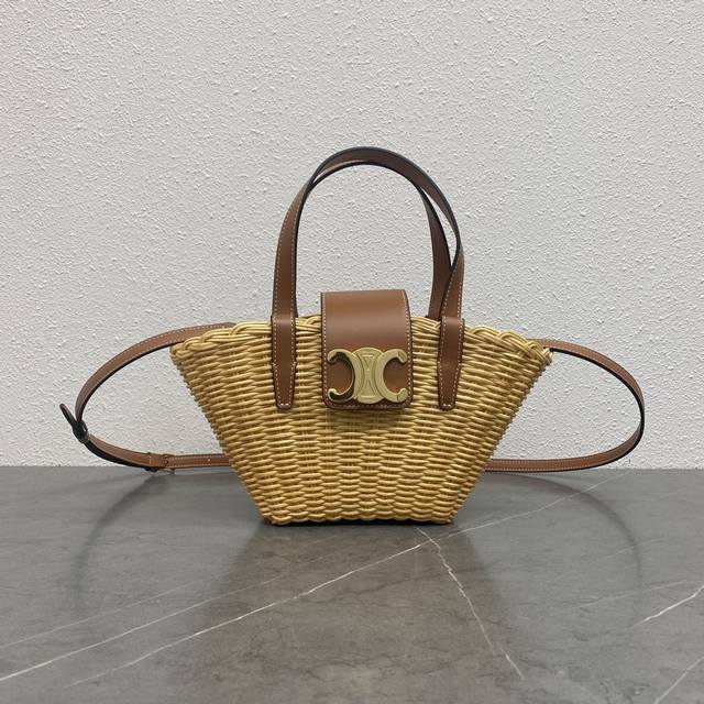 新品上线 好夏天的Mini竹编包 p720Couffin柳条编织