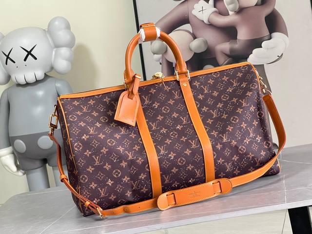 p880 新款到货 M13977 变码芯片 帆布系列Lv2025春夏和村上隆联名款 时尚就是一个轮回 庆祝联名20周年 尺寸：50.0X29.0X23.0Cm