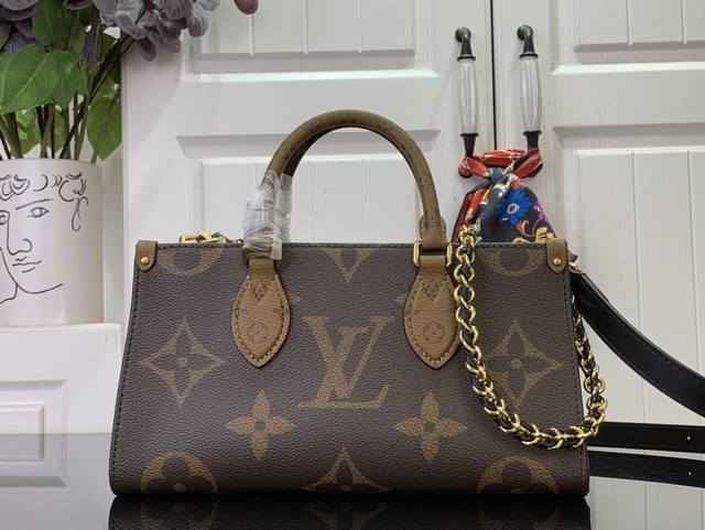 顶级原单 特惠 Onthego East West Chain 手袋 M14236 本款 Onthego East West 手袋以涂层帆布呈现 Monogra