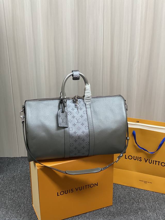 顶级原厂 Keepall 50 BandoulièRe 旅行袋 配肩带 M53766 Size:50X29X23 Keepall 50 BandoulièRe