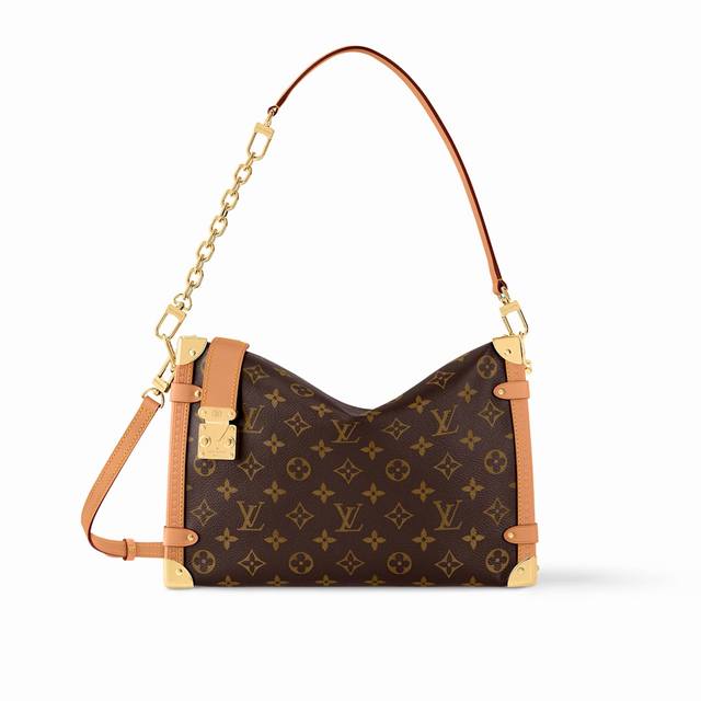 M14513老花 官网图 软盒子链条包 Side Trunk 大号手袋