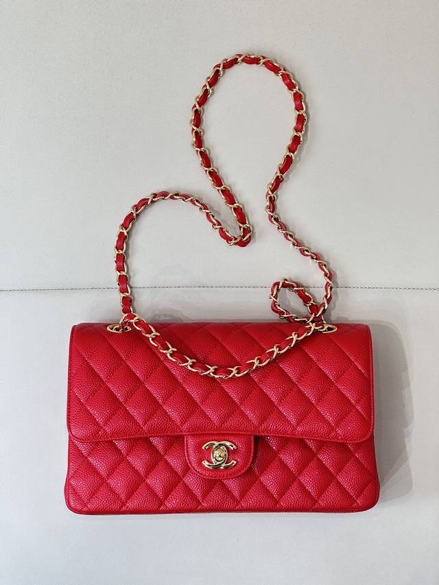 112 中国红金扣 中号