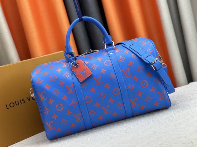 M41418 新款 “Louis Vuitton’Iv旅行袋旅行袋 Louis Vuitton X Takashi村上隆 联名款 Keepall Bandoul