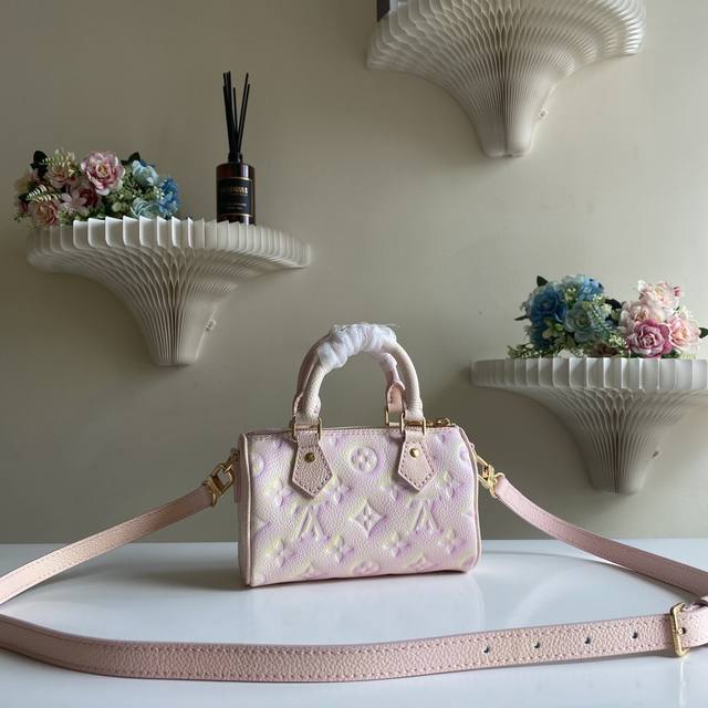 顶级原厂 Nano Speedy 迷你手袋 M81508 粉色 本款 Nano Speedy 手袋 M81625 取材 Monogram Empreinte 压 顶级原厂 Nano Speedy 迷你手袋 M81508 粉色 本款 Nano Speedy 手袋 M81625 取材 Monogram Empreinte 压