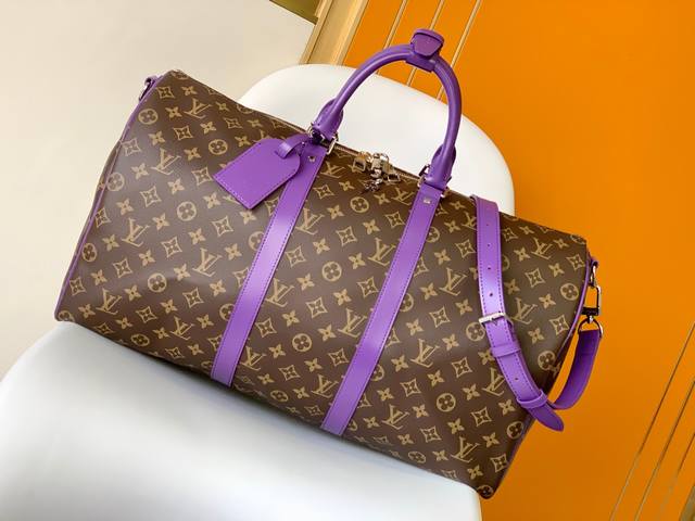 M46771黄色 M46775紫色 M46772蓝色 M46769红色 M46670橙色 M46674绿色M46673玫红 顶级原单 本款 Keepall Ba