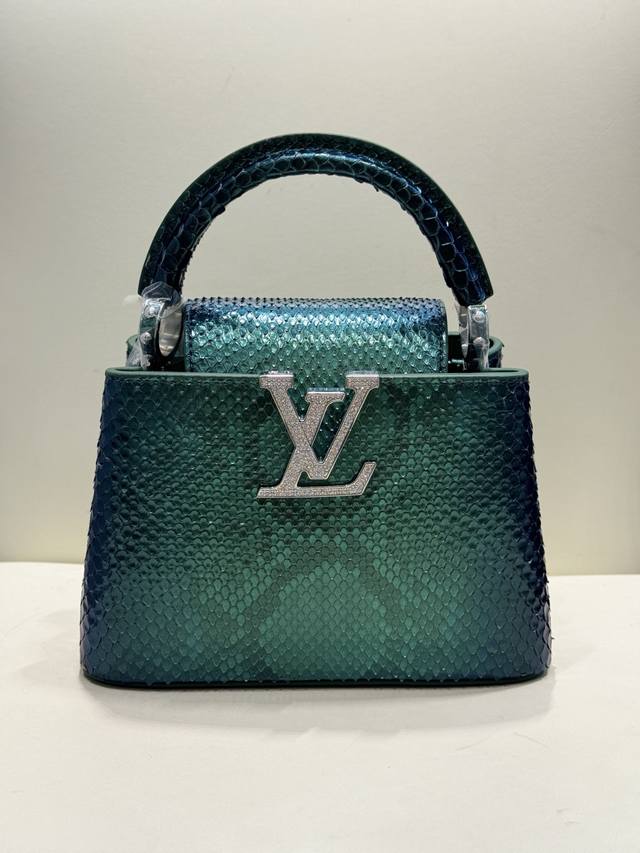 21Cm 带芯片 进口蟒蛇皮 全钢五金配饰 独特精致手工 完美呈现