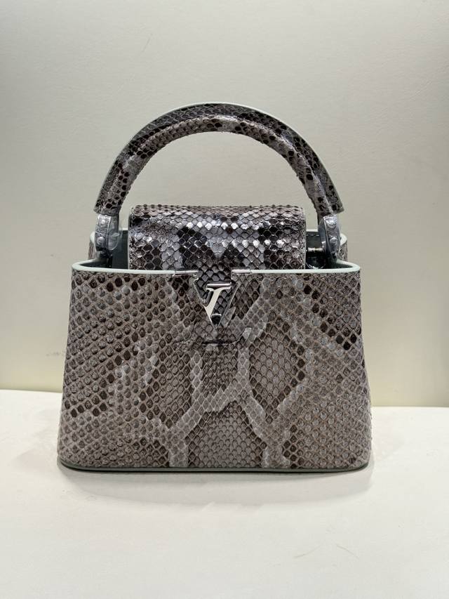 21Cm 带芯片 进口蟒蛇皮 全钢五金配饰 独特精致手工 完美呈现