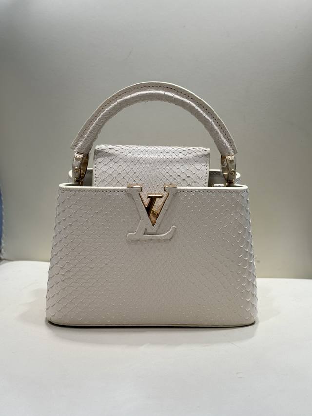 21Cm 带芯片 进口蟒蛇皮 全钢五金配饰 独特精致手工 完美呈现