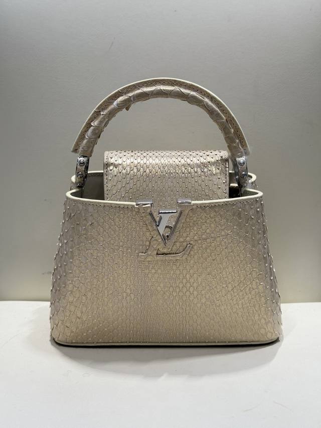 21Cm 带芯片 进口蟒蛇皮 全钢五金配饰 独特精致手工 完美呈现