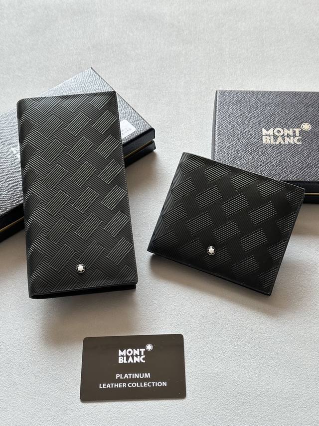 短 长 颜色 黑色尺寸长19X10 短12X10 万宝龙专柜款男士软皮长短款对折一比一进口牛皮手感无敌简约大气男士必备