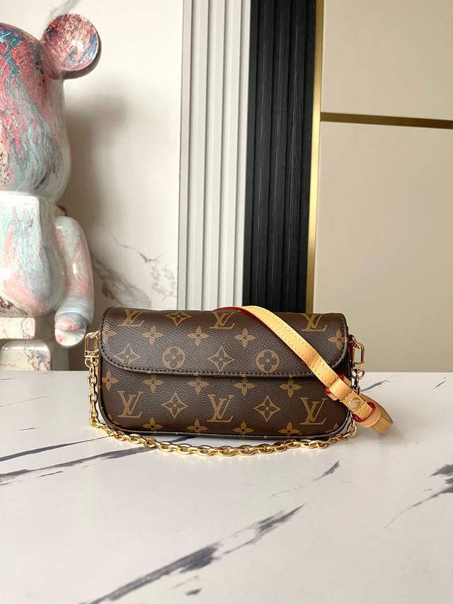 顶级原单 独家实拍 M81911老花 链条包系列 Wallet On Chain Ivy 手袋取材 Monogram 帆布，灵感源自 2000 年代的 Sac