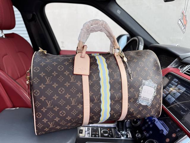高端货 新款 “Louis Vuitton”Lv旅行袋 路易威登旅行袋 Louis Vuitton X Takashi Murakami村上隆 联名款 Keep