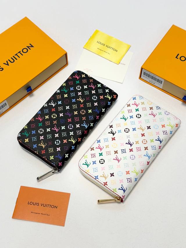 颜色 黑彩 白彩尺寸 19X10型号 60017Lv专柜精典单拉链钱包 原版品质原版五金配件永不过时人手必备款销量冠军