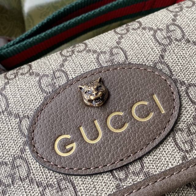 原厂皮配 Cdfmall三亚免税店手提袋 配送#Sesame#官网密封包装 Gg Supreme高级人造帆布制作，配以复古风格设计。款式采用皮革滚边，可以缠腰佩