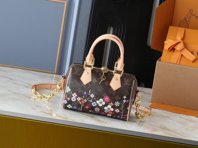 升级原版 对版五金肩带M14175 M46234 本款 Speedy BandoulièRe 20 手袋融合 Monogram 帆布和牛皮革饰边,再借路易威登 升级原版 对版五金肩带M14175 M46234 本款 Speedy BandoulièRe 20 手袋融合 Monogram 帆布和牛皮革饰边,再借路易威登