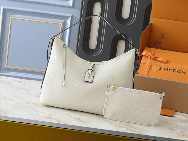 升级原版 M46197 M46203 M46289 M46292 路易威登推出崭新 Carryall 中号手袋，以 Monogram 帆布和皮革饰边塑造贴合身形