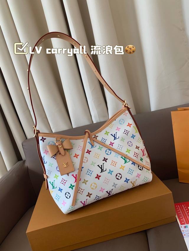 配礼盒 钢五金变码芯片 折叠礼盒尺寸29.21 Lv Carryall 流浪包 经典百搭 优雅大气 上身绝美 这份质感 小仙女们值得拥有