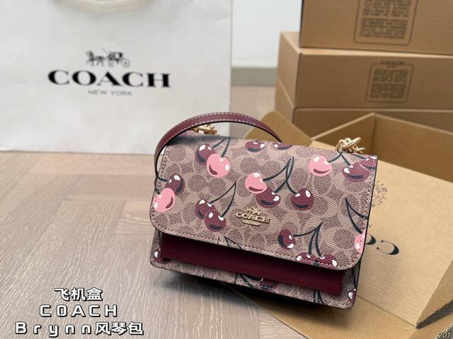 飞机盒 蔻驰Coach Brynn风琴包 日常通勤简直绝配 可盐可甜 极致美感 绝美女孩就是你 尺寸22 15